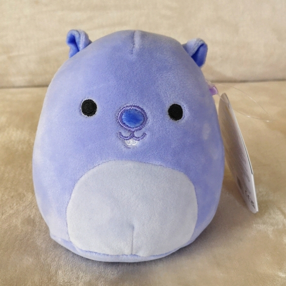 Squishmallow 5 inches Javari, lavender groundhog - Picture 1 of 6